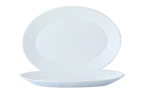 Arcoroc weiß - Oval Teller 29 cm